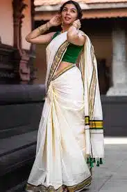 Kasavu Saree